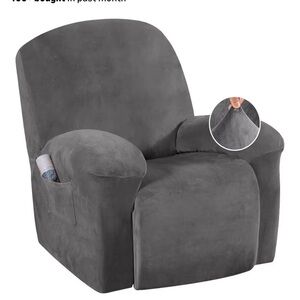 Gray Recliner Chair Cover